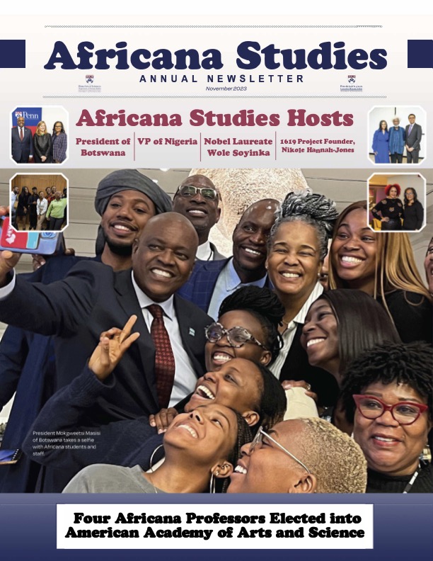 Africana Studies Newsletter - October 27_v104 cover page