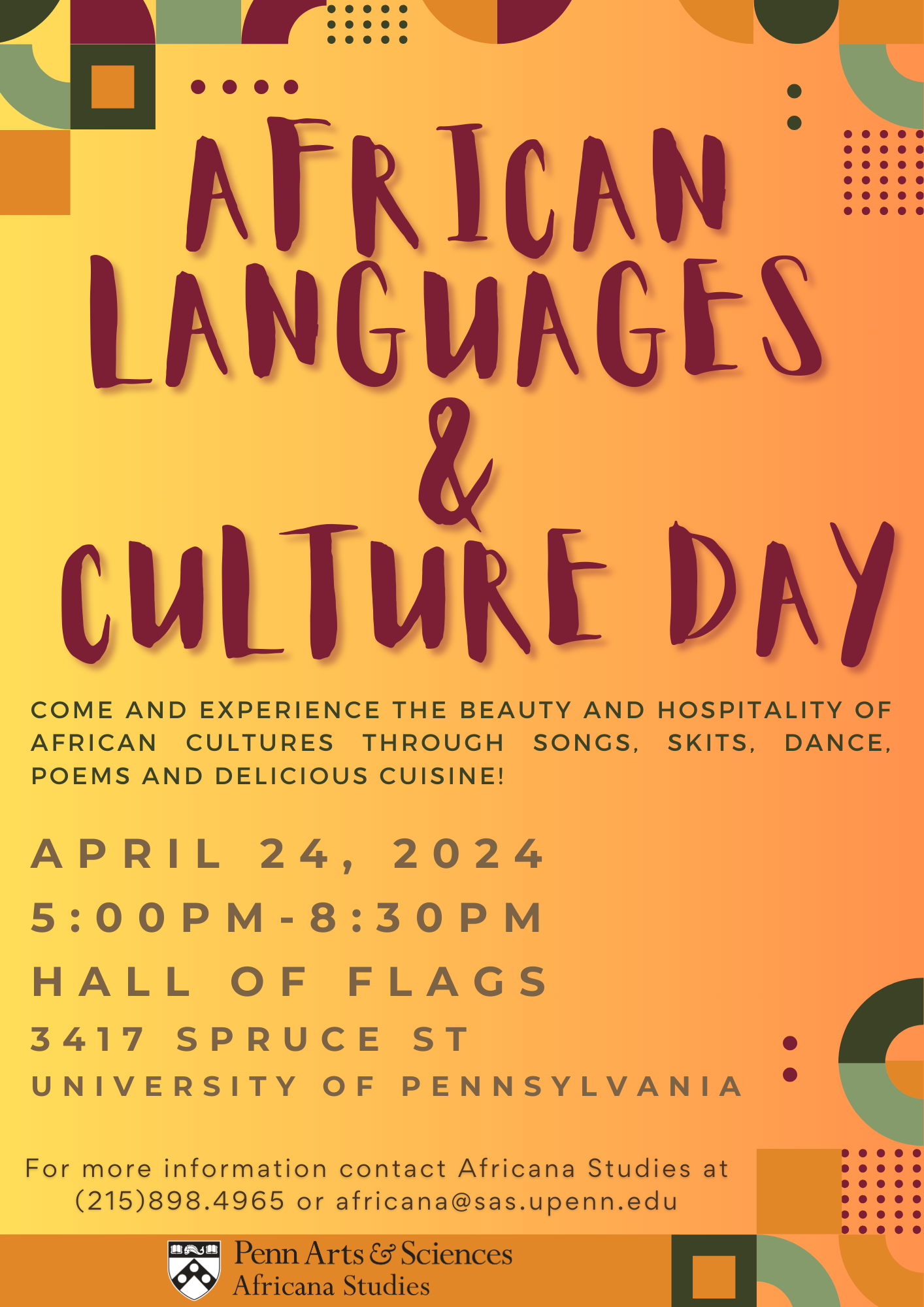 Cover for "African Languages & Culture Day 2024"