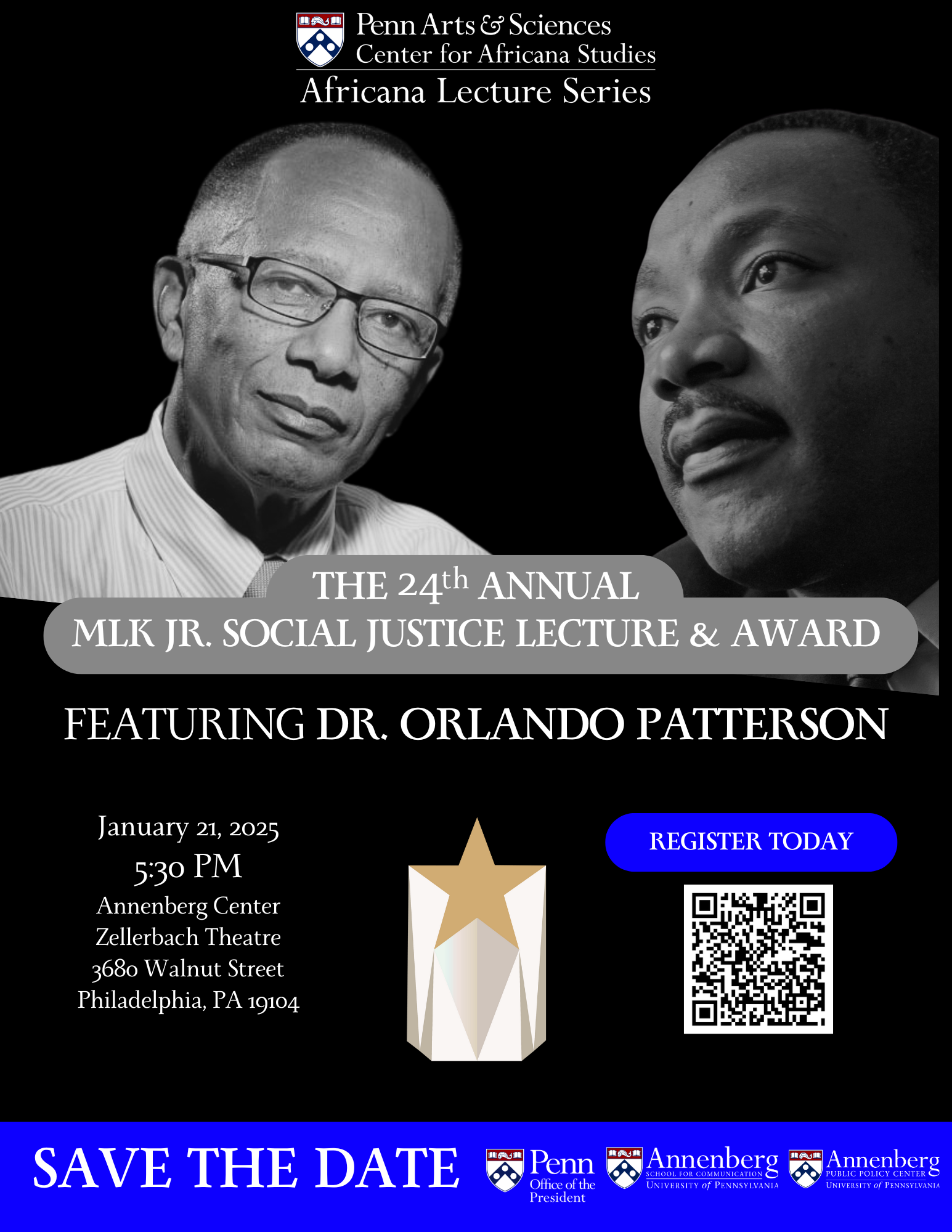 Cover for 24th Annual MLK Jr. Social Justice Lecture & Award