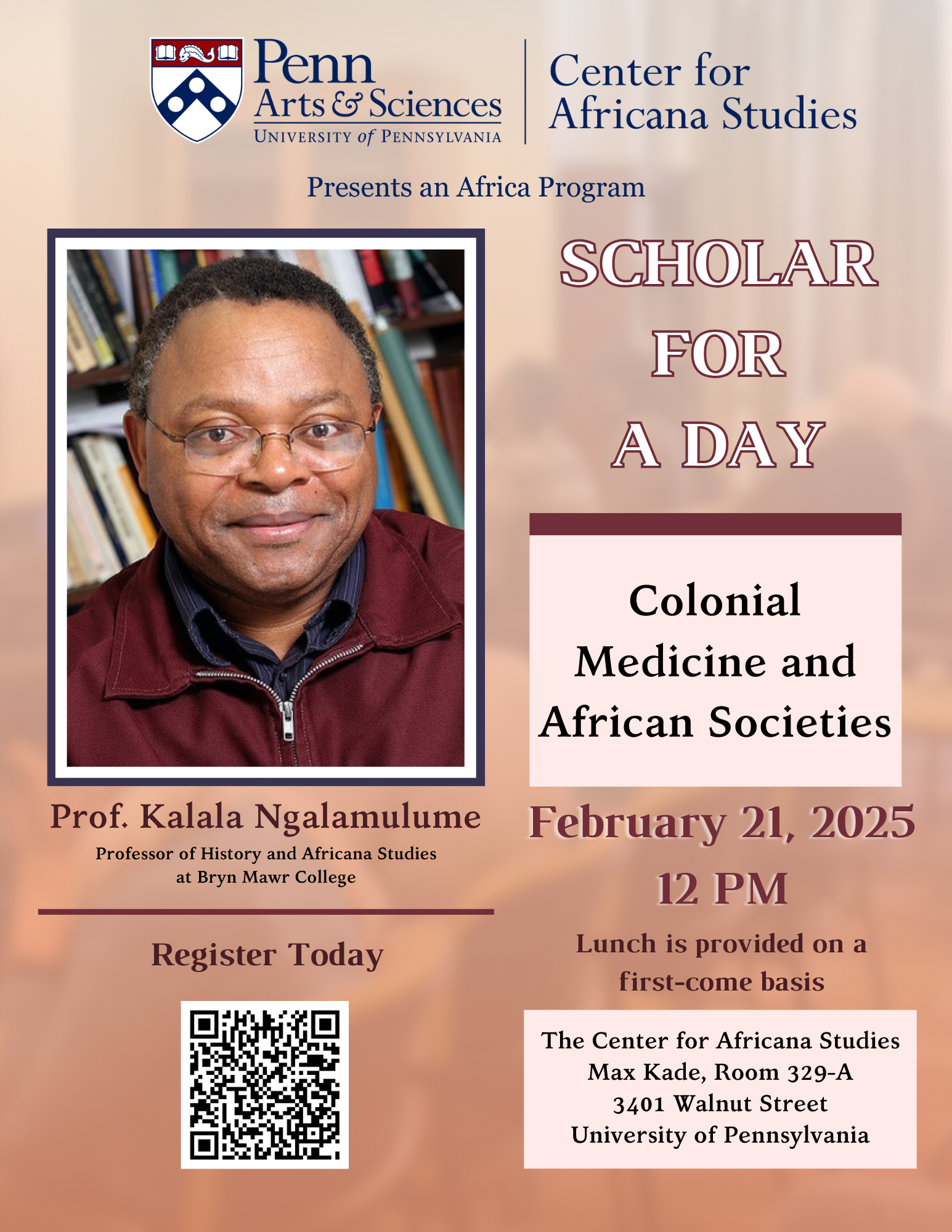 Cover for "Scholar For a Day 2025: Kalala Ngalamulume"