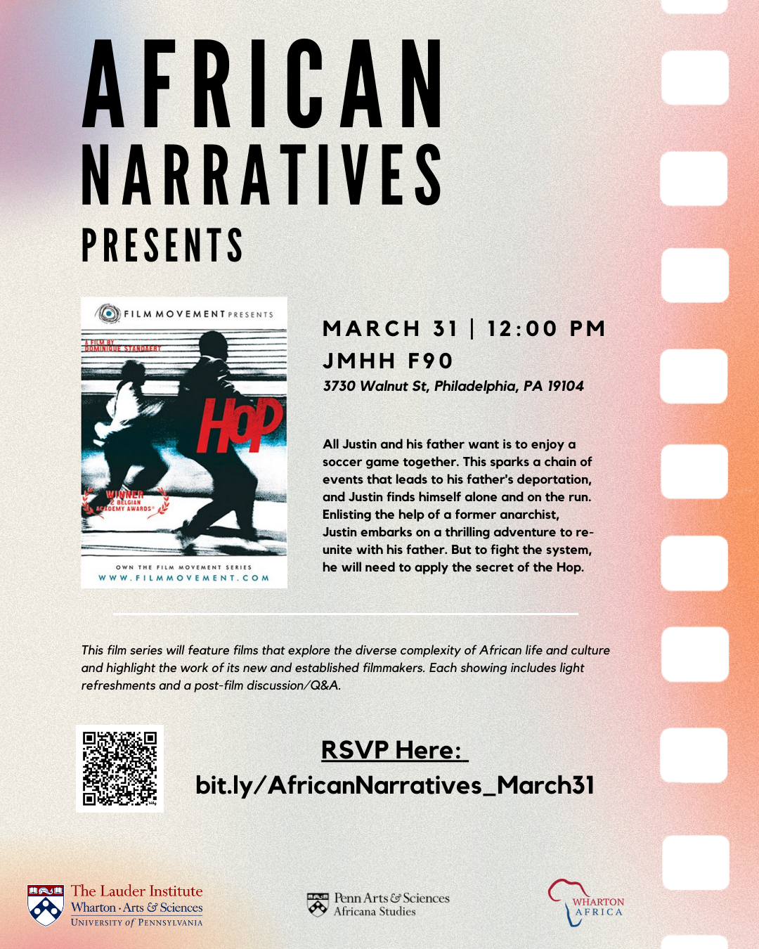 Cover for "African Narratives Film Series: Hop"