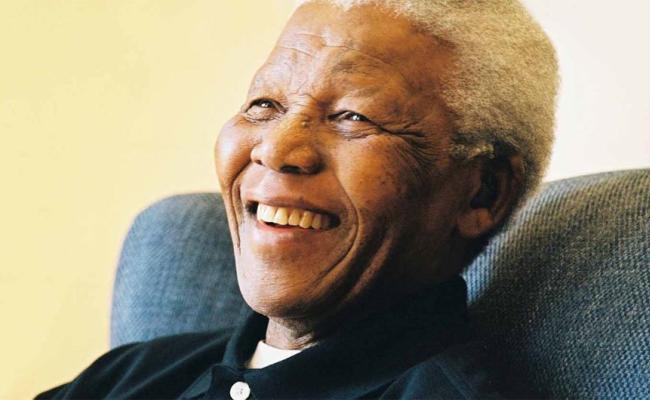 Nelson Mandela smiling