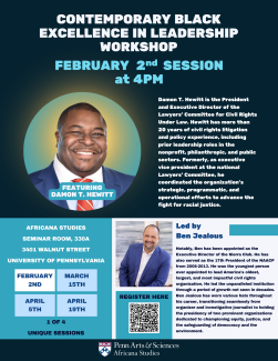 Cover for Session 1 of the Contemporary Black Excellence in Leadership Workshop  Featuring Damon T. Hewitt