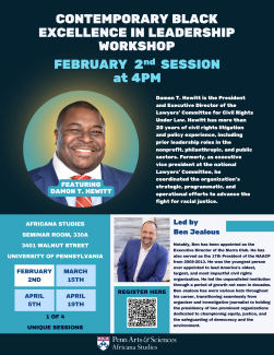 Cover for Session 1 of the Contemporary Black Excellence in Leadership Workshop Featuring Damon T. Hewitt