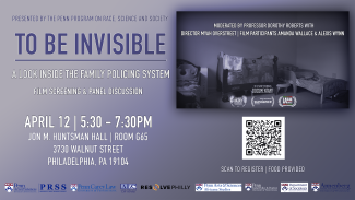 Cover for "To Be Invisible: A Look Inside The Family Policing System"
