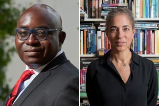 Wale Adebanwi and Deborah A. Thomas of the School of Arts & Sciences. (Images: Courtesy of Penn Arts & Sciences and Shira Yudkoff)