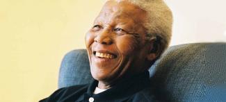 Nelson Mandela smiling