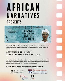 Cover for African Narratives: Pray the Devil Back to Hell (Film)