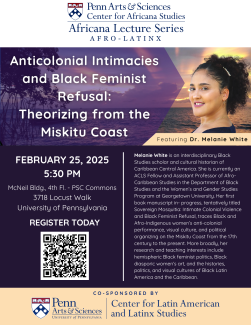 Cover for Dr. Melanie White's"Anticolonial Intimacies and Black Feminist Refusal: Theorizing from the Miskitu Coast"